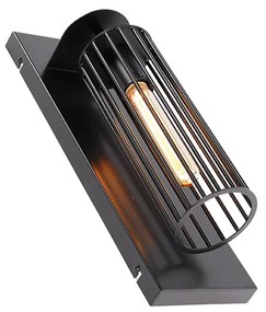 Moderne wandlamp zwart draad - Balenco Wazo