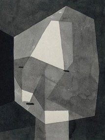 Kunstreproductie The Rough Cut Head - Paul Klee, (30 x 40 cm)