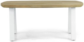 Lifestyle Garden Furniture Falcon/Glasgow Dining Tuinset X Aluminium/Teak Wit