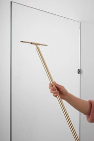 Saniclear Brass vloerwisser 125cm geborsteld messing mat goud