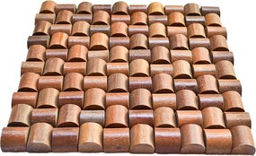 Houten Mozaïekpaneel | Arisauro | 30×30 cm | Hout | Tegel