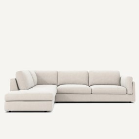 Omvormbare hoekbank, chenille fluweel, CÉSAR