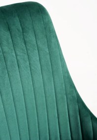 Set 4 Kan Fluwelen Stoelen