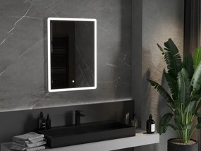 Mexen Navia verlicht badkamerspiegel 60 x 80 cm, LED 6000K, antivapeur - 9803-060-080-611-00