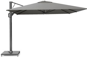 Zweefparasol 3.2x3.2m (excl.voet) Grijs-antraciet Platinum Beaufort premium