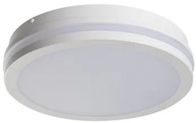 Sapho Beno ronde plafondlamp 26cm wit