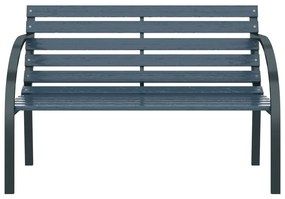 vidaXL Tuinbank 120 cm hout grijs