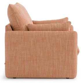 Fauteuil in tweed keperstof, Luciano