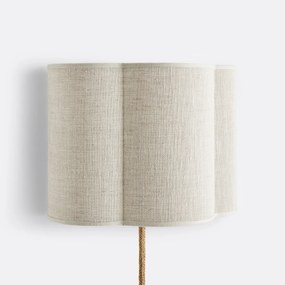 Wandlamp in linnen, Thade