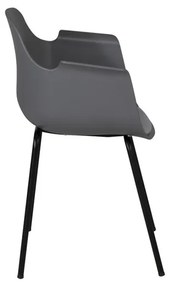 Jörn Eetkamerstoel - Malin - Donkergrijs - Kunststof - Jörn