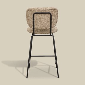 Moderne Barkruk Beige Boucle