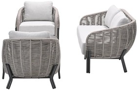 Garden Impressions Padula loungeset 4-delig - taupe