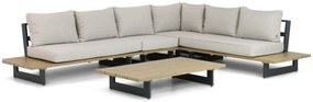 Hoek loungeset 6 personen Aluminium Grijs Lifestyle Garden Furniture Azzurro