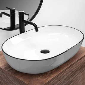 Opzetwastafel Rea CLEO 61 Black Edge