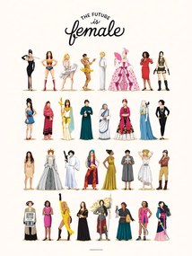 Ilustratie The Future is Female, Nour Tohme