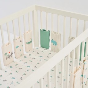 Bedbumper in katoen, dierenprint, SAVANE