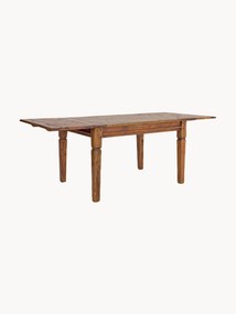 Uitschuifbare eettafel Chateux van acaciahout, 120 - 200 x 90 cm