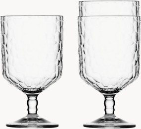Party wijnglazen Hammered stapelbaar, 6-delig