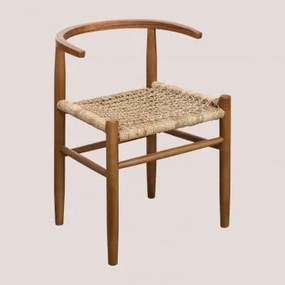 Eetkamerstoel In Uish Vintage Hout Donker Hout - Sklum