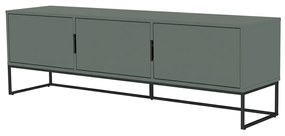 Tenzo Lipp Tv-meubel Met 3 Deuren Groen - 176.5x43x57cm.