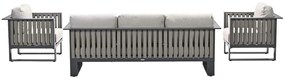 Garden Impressions Gabon loungeset 3-delig - taupe
