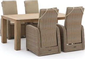 + 15% kassakorting | Diningset Intenso | 4 personen | Tuinset teakhout | 5-delig | Kees Smit Tuinmeubelen