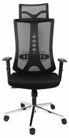 Niceey Ergonomische Bureaustoel - Met Hoofdsteun - Verstelbaar - Zwart