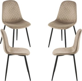 Set 4 Boide Stoelen