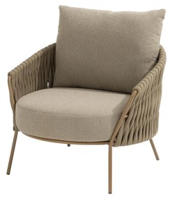 4 Seasons Outdoor Molina loungestoel amber Loungestoel   beige weerbestendig