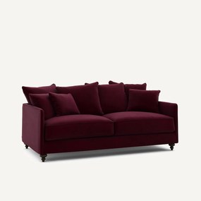 Omvormbare 3-zits fluwelen zetel, Lazare