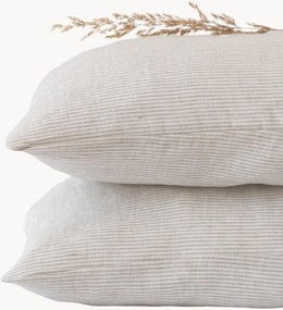 Linnen kussenhoes Natural Stripes