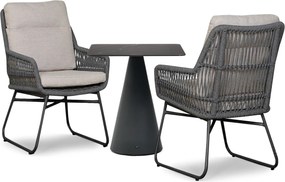 Tuinset 2 personen 707 cm Rope Grijs Lifestyle Garden Furniture Vicente/Serino