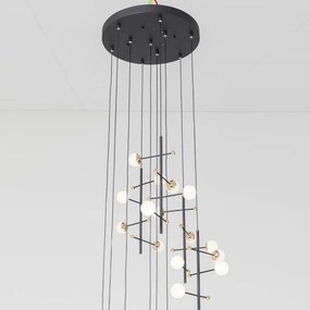 Kare Design Trapez Design Hanglamp Zwart En Messing