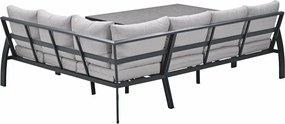 Garden Impressions Cameron lounge dining set 3-delig rechts - desert sand