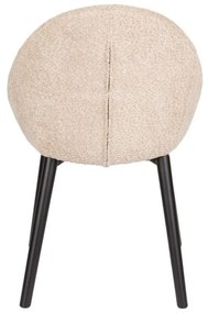 Dutchbone Fenna Beige Kuip Eetkamerstoel Modern