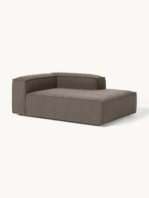 Chaise longue hoekmodule Lennon uit bouclé