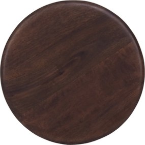 Houten Bijzettafel - 35 X 35cm.