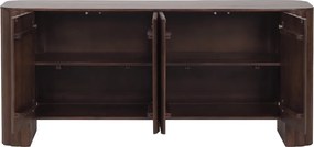 Dressoir Met Ribbels - 173x42x77cm.
