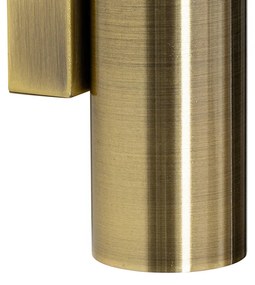 Moderne wandlamp brons 2-lichts - Jeana Modern GU10 cilinder / rond Binnenverlichting Lamp