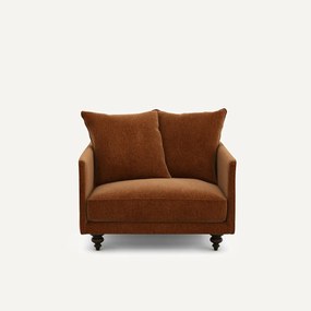 Fluwelen chenille fauteuil, Lazare