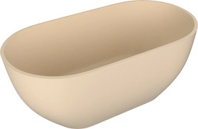 Polysan Reduta vrijstaand bad beige mat mineraalmarmer 170x80cm