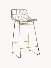 Metalen barstoelen Wire, 2 stuks