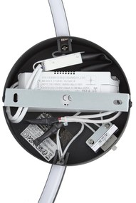 Design wandlamp zwart 67cm incl. LED 3-staps dimbaar - Anello