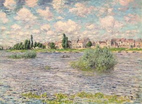 Claude Monet - Kunstdruk Seine at Lavacourt, (40 x 30 cm)
