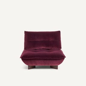 Modulaire fauteuil in fluweel, KAORI