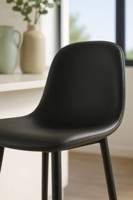 Zwarte Teok Kunstleer