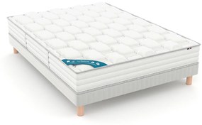 Ensemble matras met pocketveren en beddenbodem