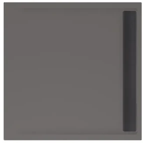 Xenz Easy-Tray douchebak 100x100x5cm antraciet