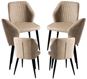 Pakket van 6 Wenye Stoelen