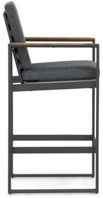 Barstoel Aluminium Grijs-antraciet Lifestyle Garden Furniture Faro